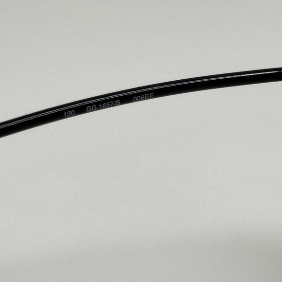 Gucci Sunglasses GG 1657/S 006EE 120 Black Italy - Picture 6 of 8